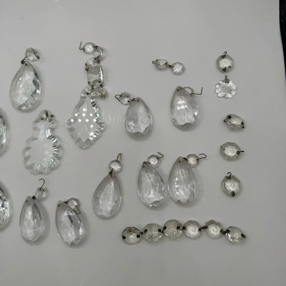 LOT OF 19 Vintage Glass FRENCH PENDALOGUE 2